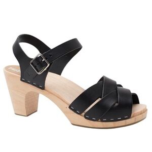 Sandgrens | Women’s Black Rio Grande High-Rise Clog Sandals Size 8 NWOB